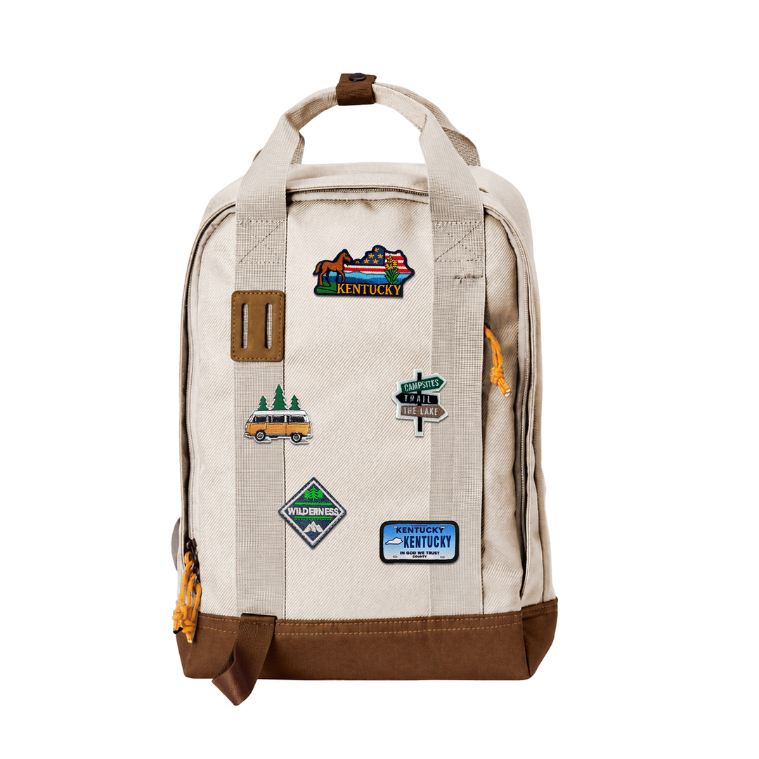 Kentucky Bluegrass Heritage Laptop Backpack | Waterproof Travel Backpack for Gift & Outdoor Retailers
