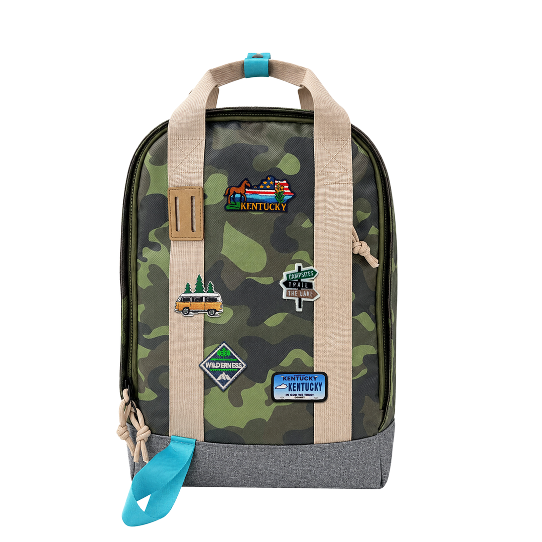 Kentucky Bluegrass Heritage Laptop Backpack | Waterproof Travel Backpack for Gift & Outdoor Retailers