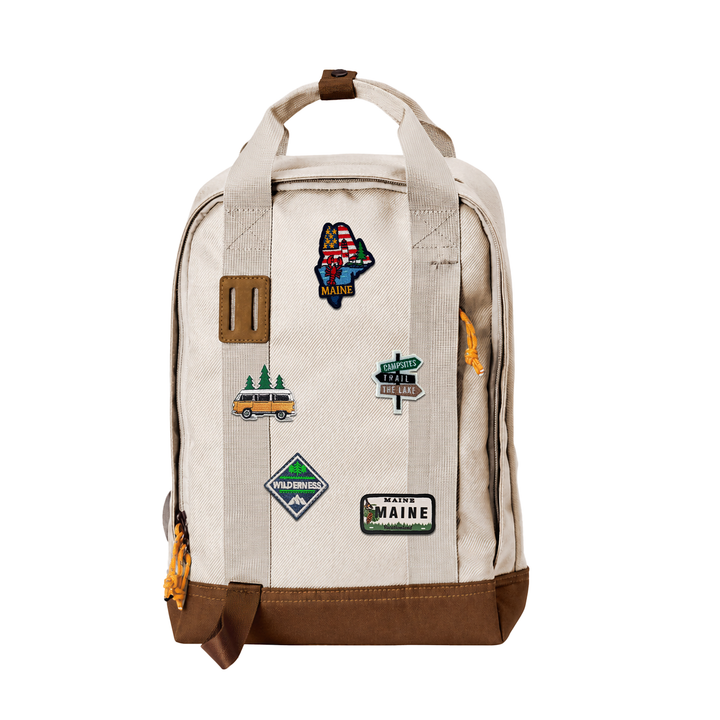 Maine Coastal Adventure Laptop Backpack | Waterproof Travel Backpack for Outdoor & Coastal Gift Shops