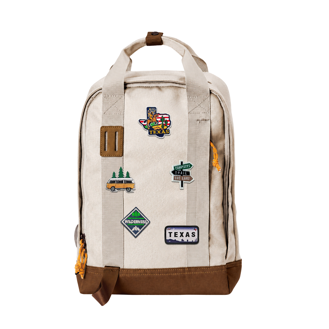 Texas Lone Star Laptop Backpack | Waterproof Western Adventure Travel Backpack