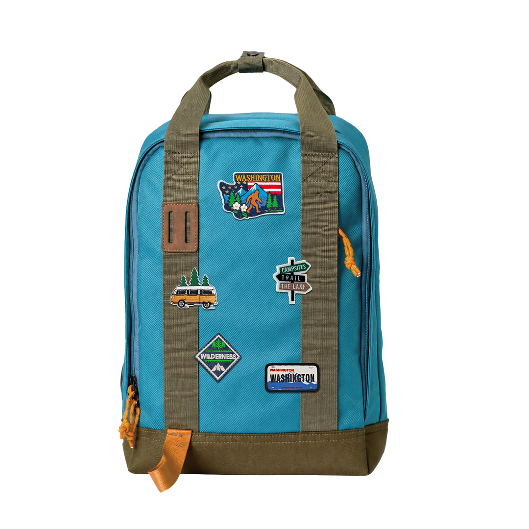 Washington Evergreen Adventure Backpack | Waterproof Laptop Travel Backpack with Outdoor-Inspired Design