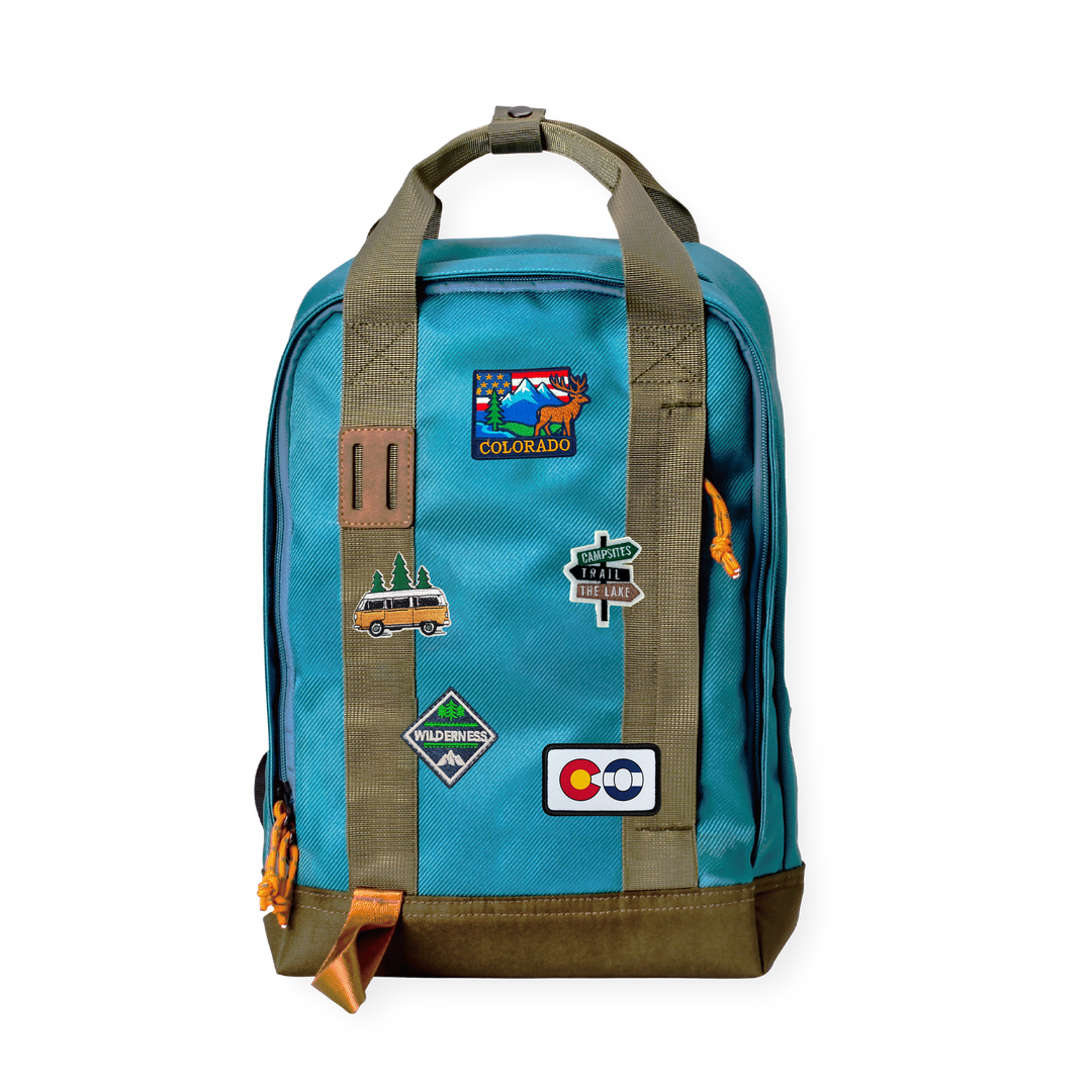 Colorado Adventure Patch Backpack – Outdoor Travel Daypack