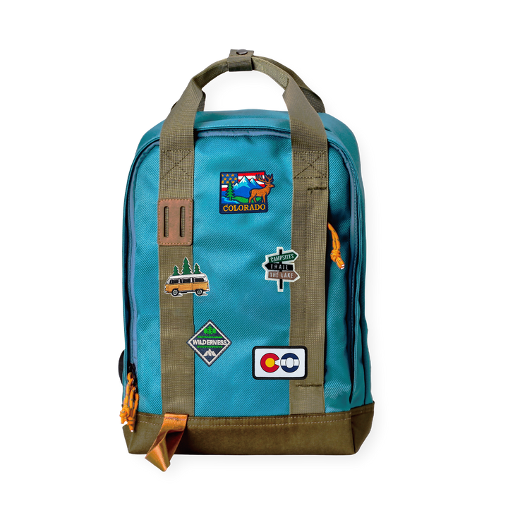 Colorado Adventure Patch Backpack – Outdoor Travel Daypack