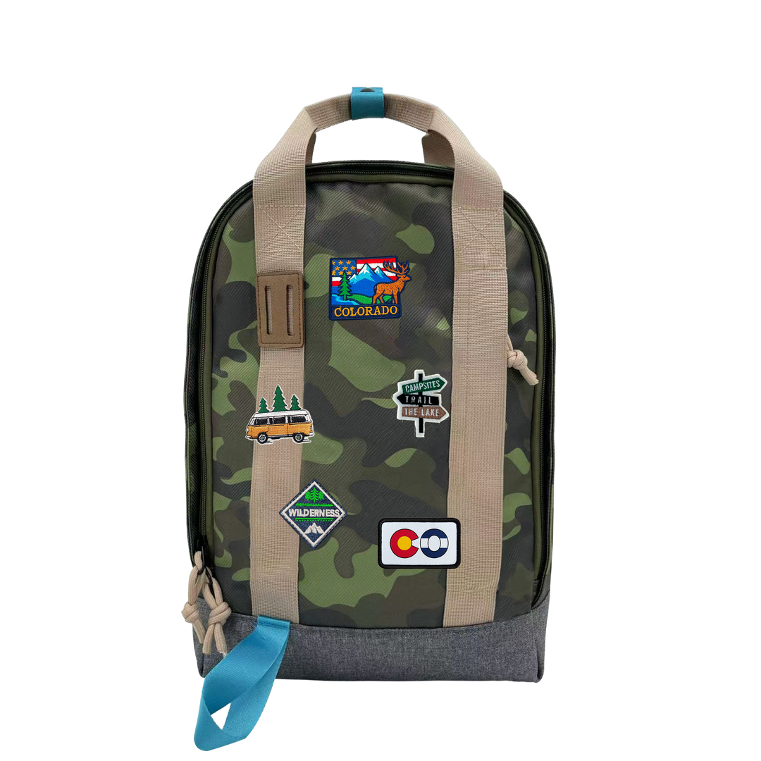 Colorado Adventure Patch Backpack – Outdoor Travel Daypack