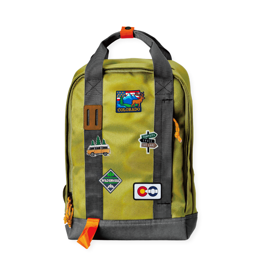 Colorado Adventure Patch Backpack – Outdoor Travel Daypack
