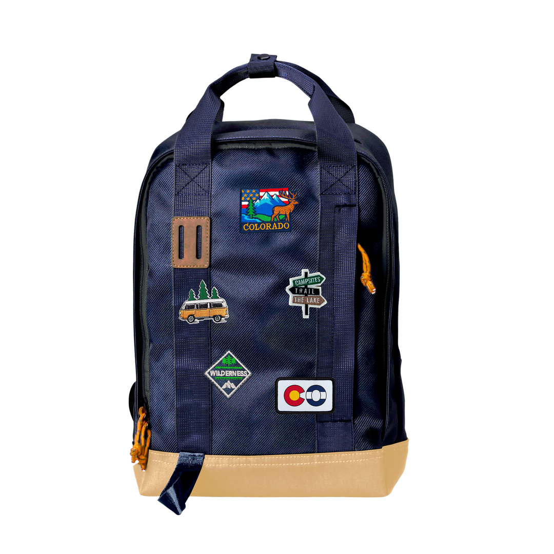 Colorado Adventure Patch Backpack – Outdoor Travel Daypack