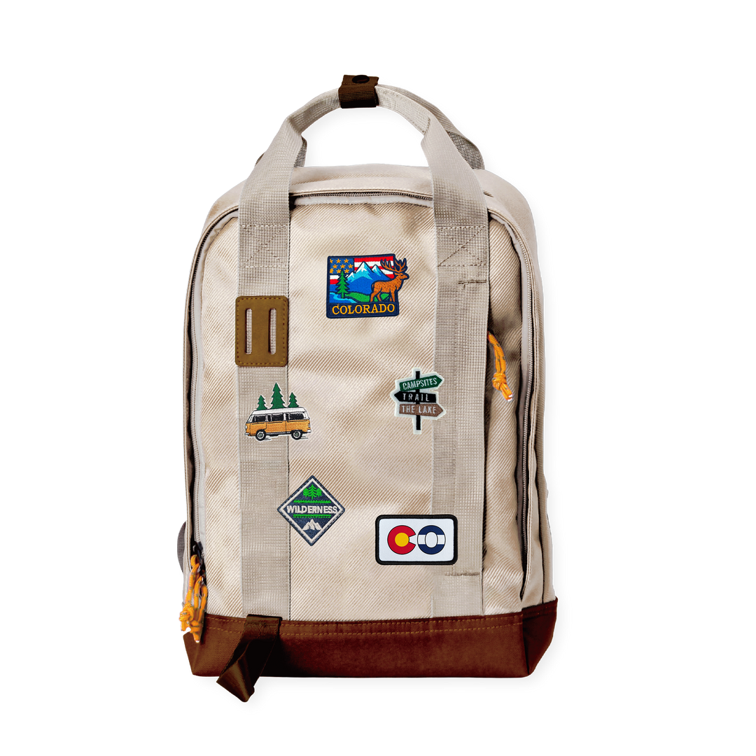 Colorado Adventure Patch Backpack – Outdoor Travel Daypack