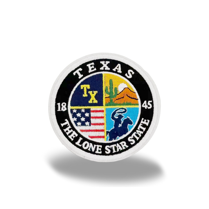 Texas Lone Star State Embroidered Patch ¨C Western Desert Cowboy State Patch