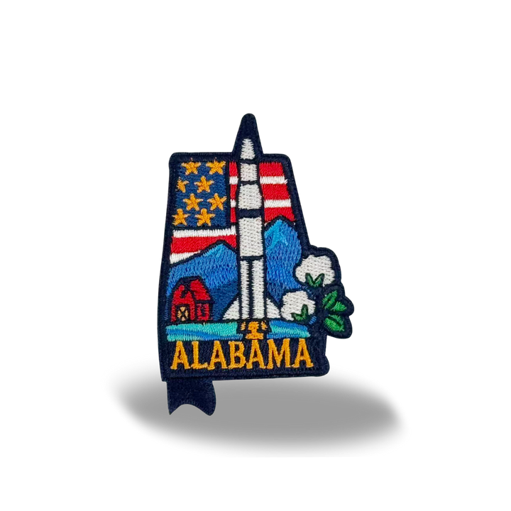 Alabama State Embroidered Patch Baseball Cap – Southern Heritage Souvenir Hat