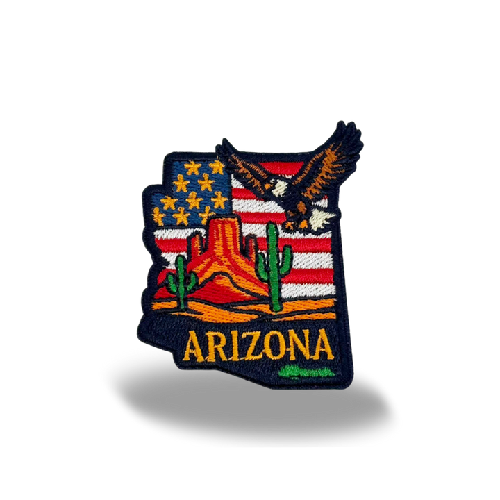 Arizona Desert Eagle Embroidered Baseball Cap – Southwest Outdoor Adventure Hat