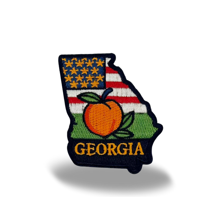 Georgia Peach State Embroidered Baseball Cap – Travel Souvenir & Outdoor Adventure Hat