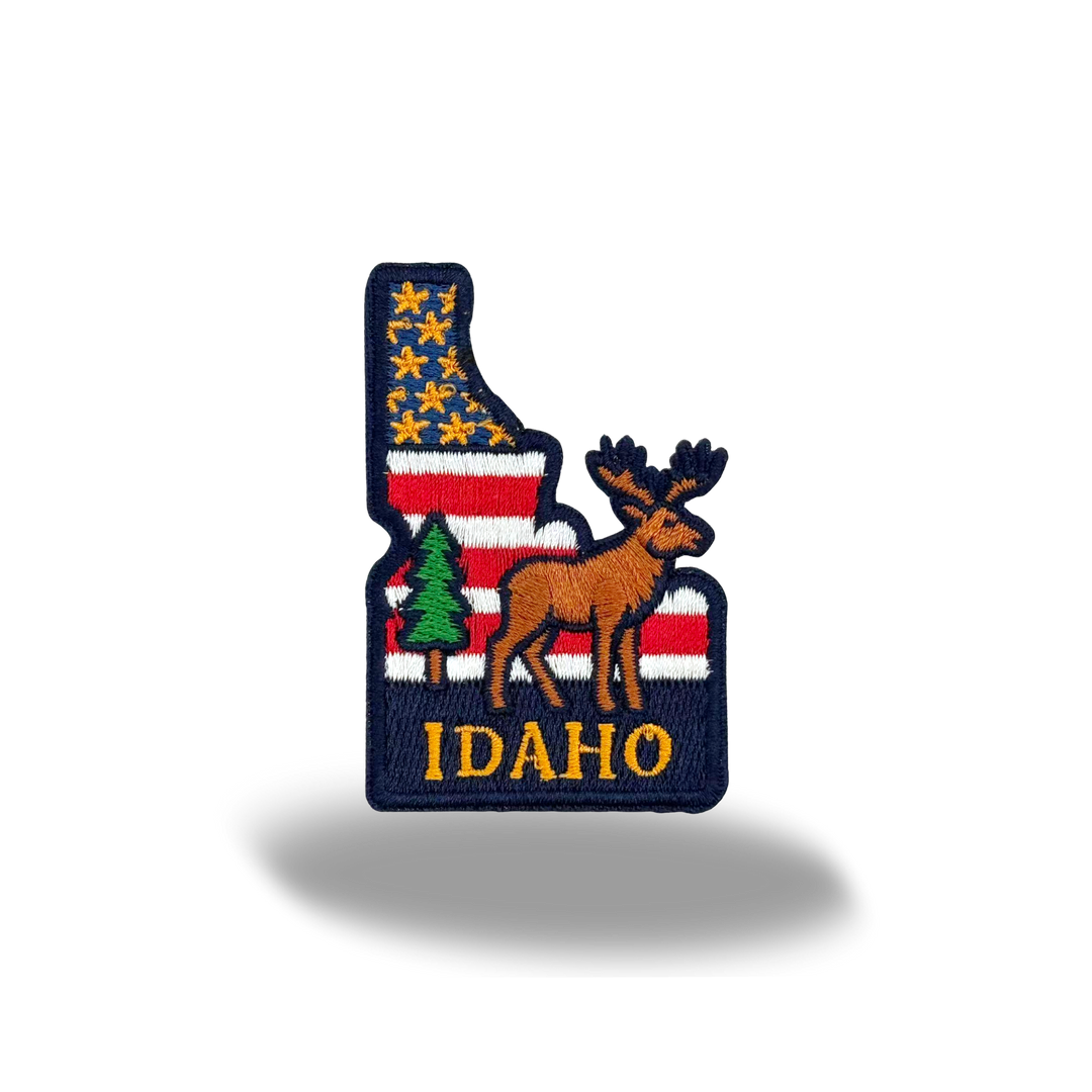 Idaho Incorporating State Icons Low Profile Garment Wash Cotton Baseball Caps Mens Womens
