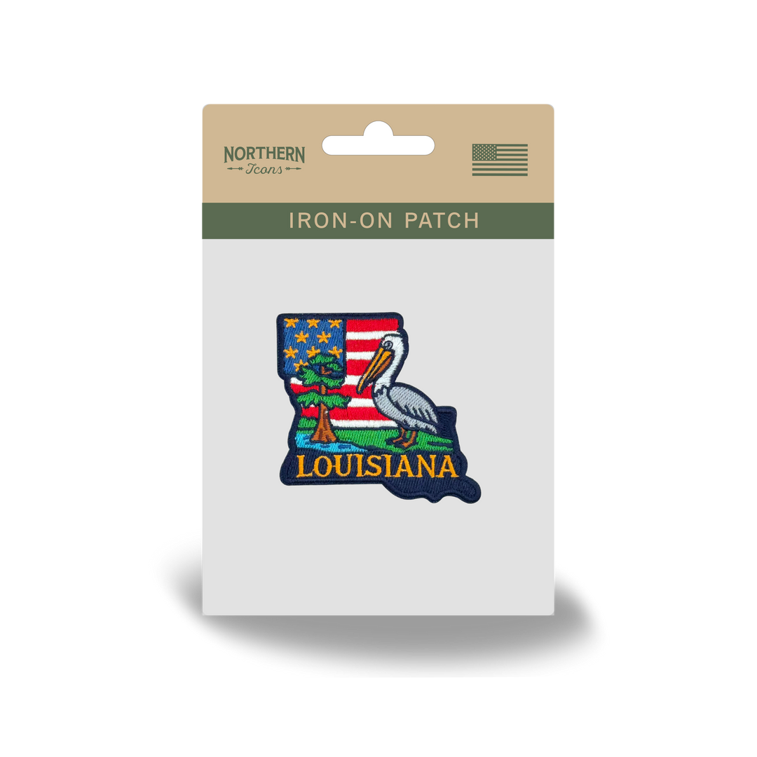 Louisiana Accompanying State Icons Low Profile Garment Wash Cotton Baseball Caps Mens Womens