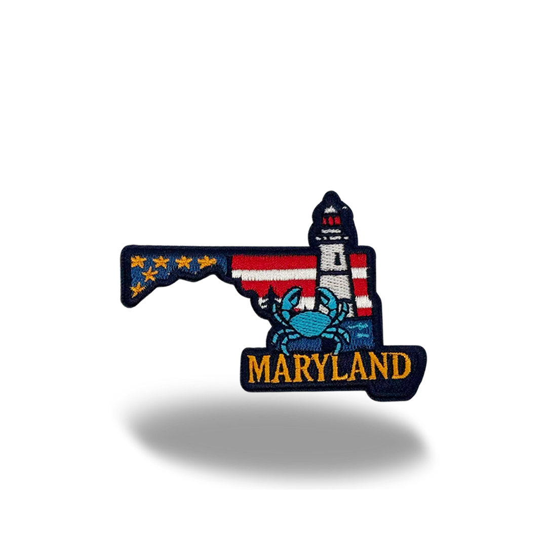 Maryland Blue Crab Embroidered Baseball Cap – Coastal State Souvenir Dad Hat