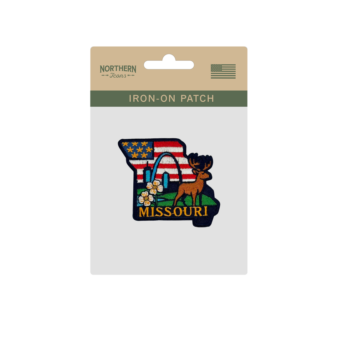 Missouri State Embroidered Patch Baseball Cap – State Pride Travel Souvenir Hat