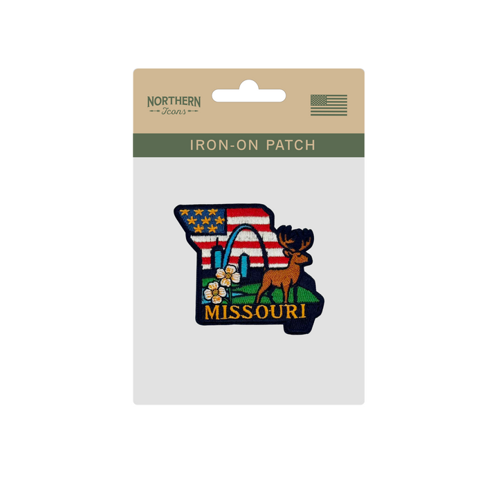 Missouri State Embroidered Patch Baseball Cap – State Pride Travel Souvenir Hat