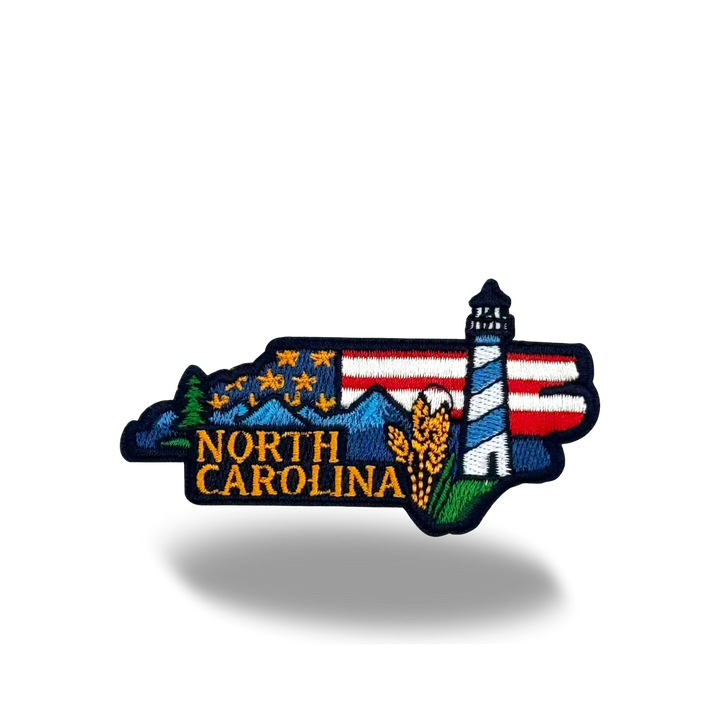 North Carolina Embodying State Icons Low Profile Garment Wash Cotton Baseball Caps Mens Womens