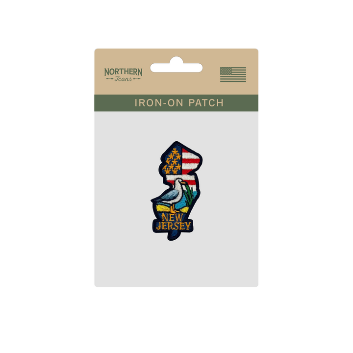 New Jersey State Embroidered Patch Baseball Cap – Coastal Wildlife Souvenir Hat
