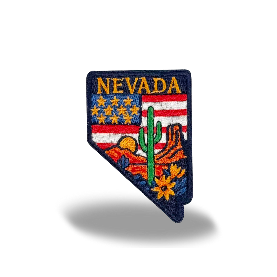 Nevada State Embroidered Patch Baseball Cap – Desert Travel Souvenir Hat
