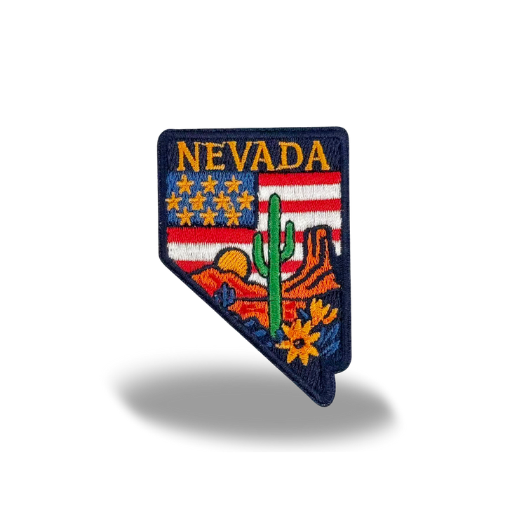 Nevada State Embroidered Patch Baseball Cap – Desert Travel Souvenir Hat