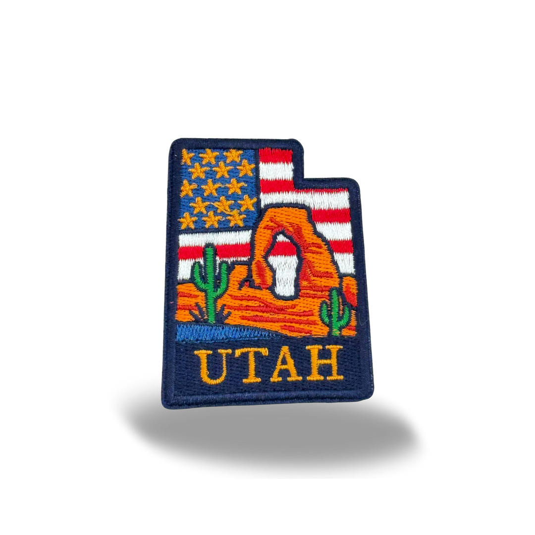 Utah Washed Baseball Cap | Vintage Cotton Twill Adjustable Hat | Embroidered Utah National Parks Travel Souvenir Cap
