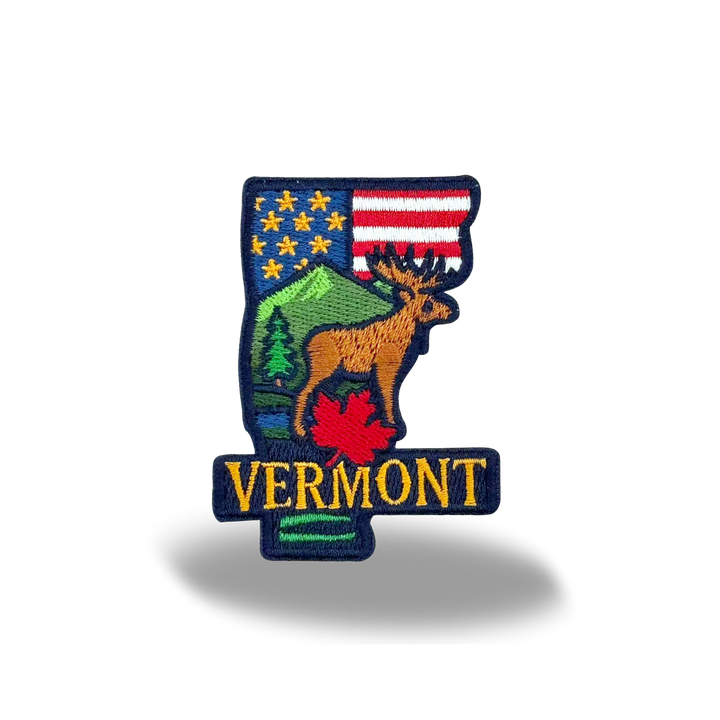 Vermont Washed Baseball Cap | Vintage Cotton Twill Adjustable Dad Hat | Embroidered Travel Souvenir Cap