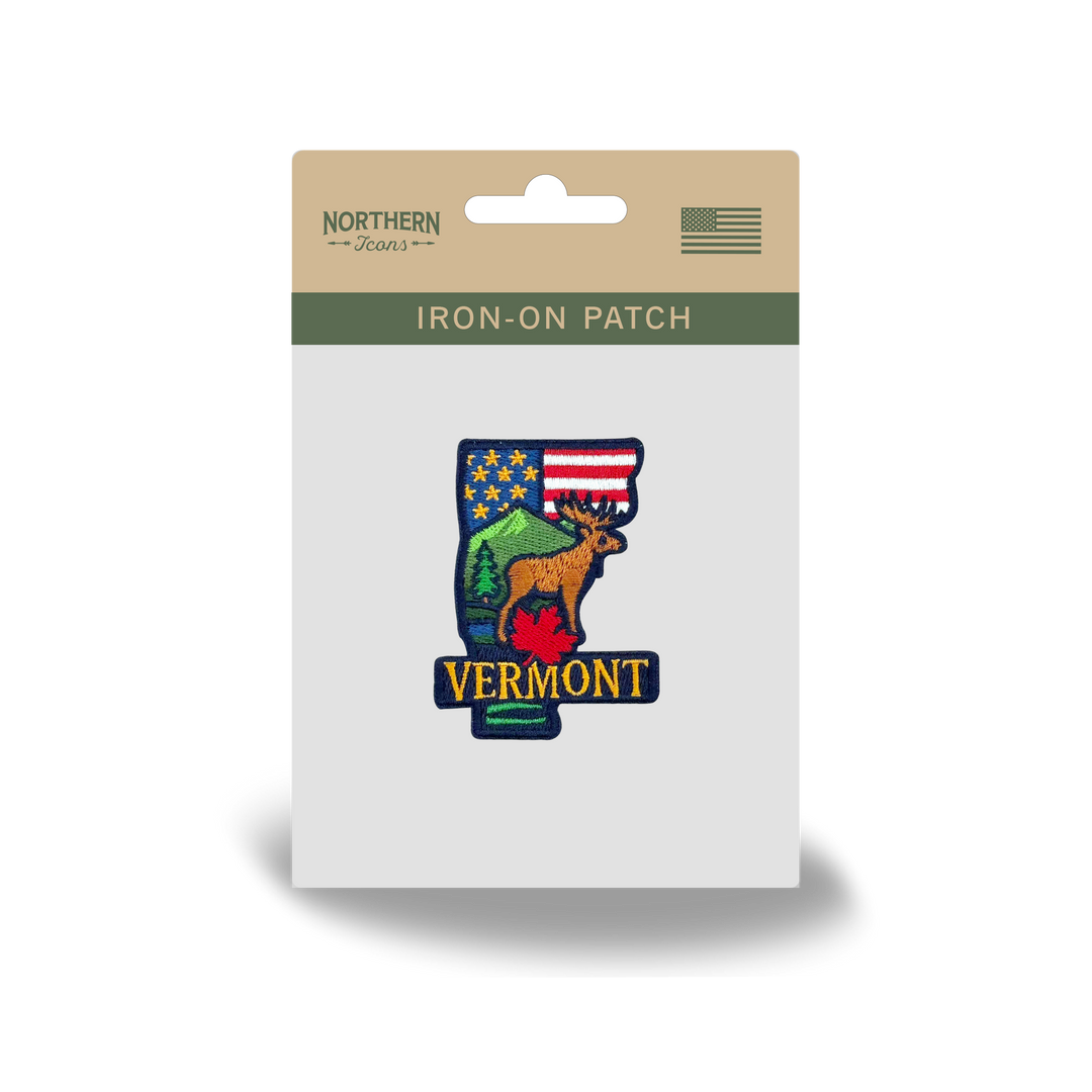 Vermont Washed Baseball Cap | Vintage Cotton Twill Adjustable Dad Hat | Embroidered Travel Souvenir Cap