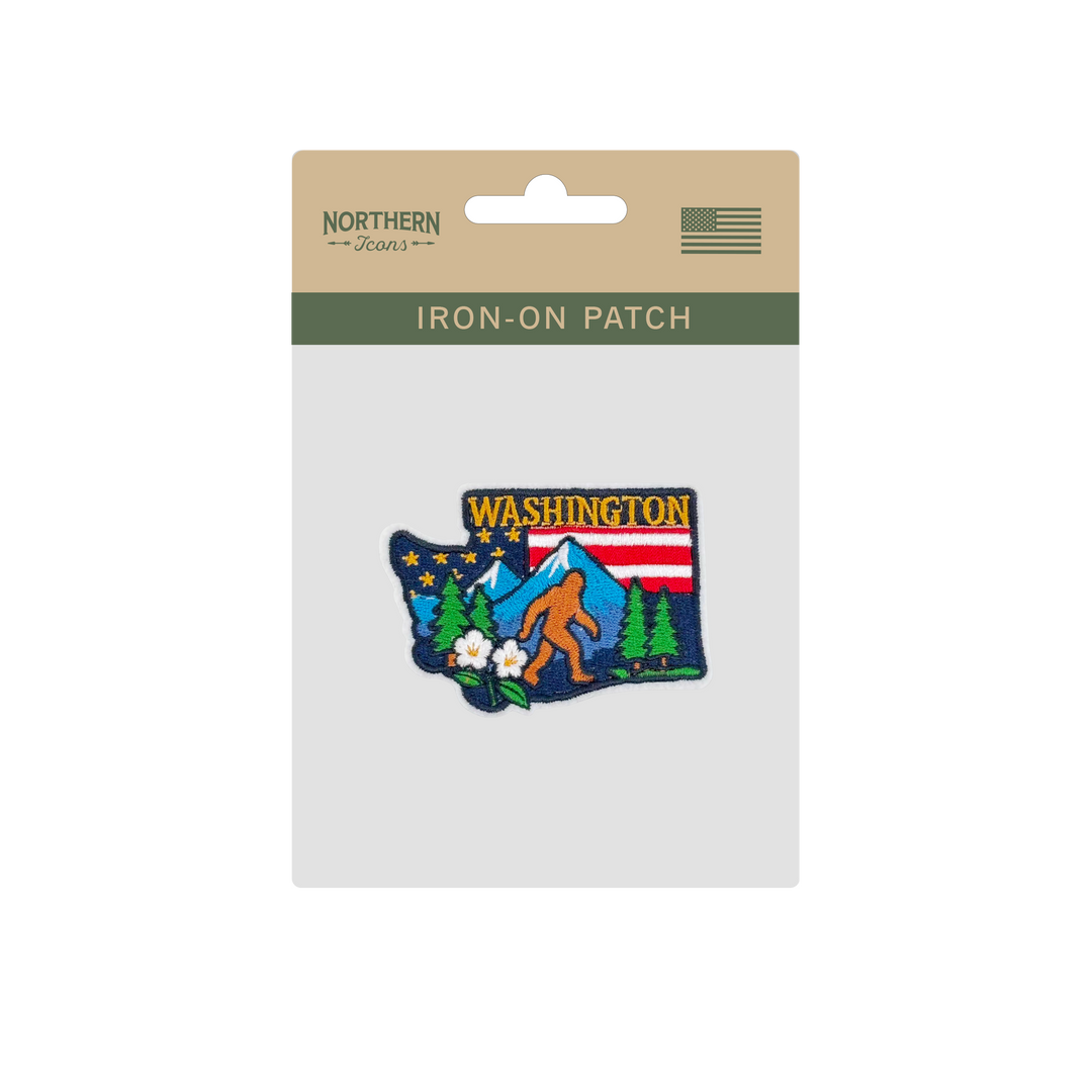 Washington State Embroidered Patch Baseball Cap – Pacific Northwest Adventure Souvenir Hat
