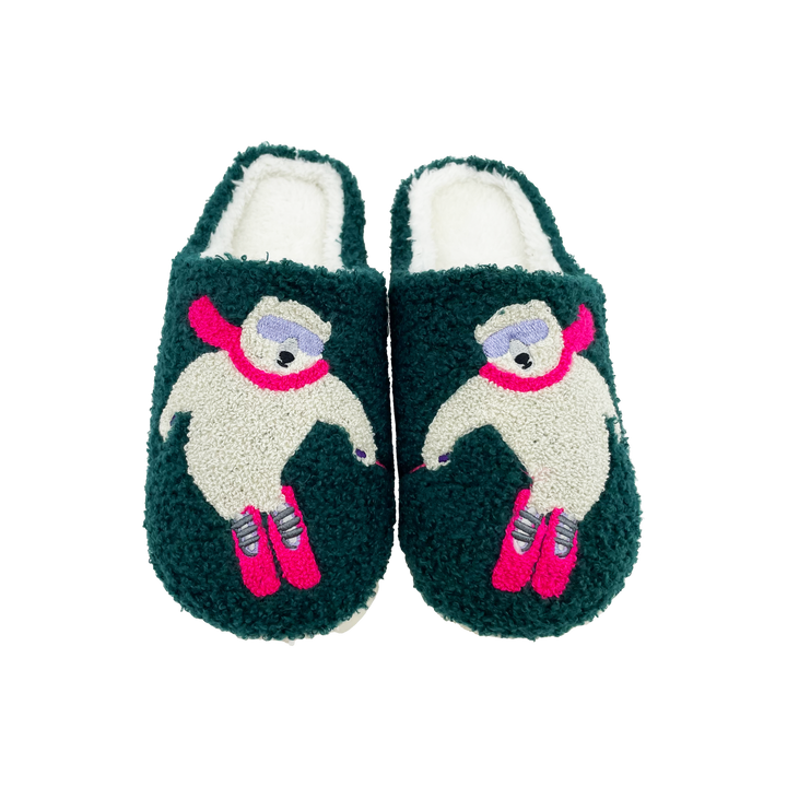 Powder Patrol Polar Bear Cozy SLIPPERS