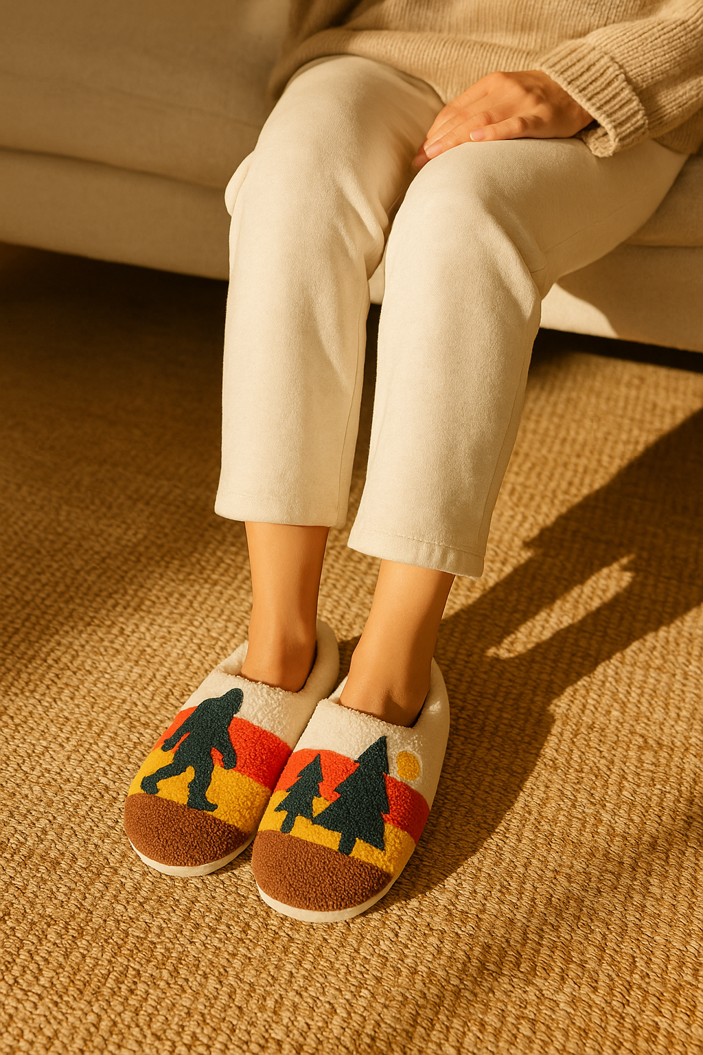 Sasquatch Stroll Cozy SLIPPERS