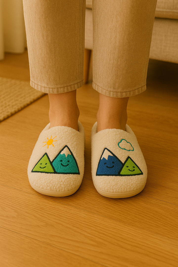 Happy Peaks COZY SLIPPERS