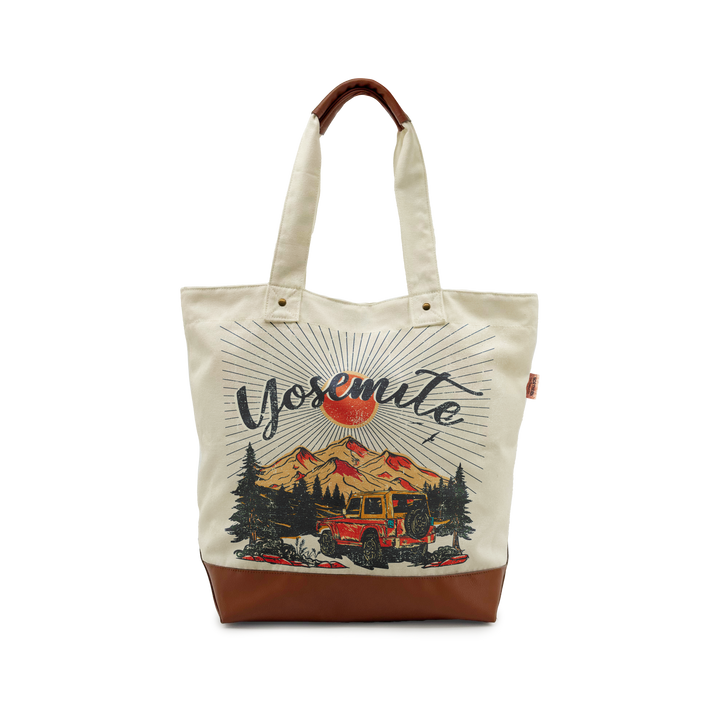 YOSEMITE OFF-ROAD ADVENTURE Canvas TOTE bag