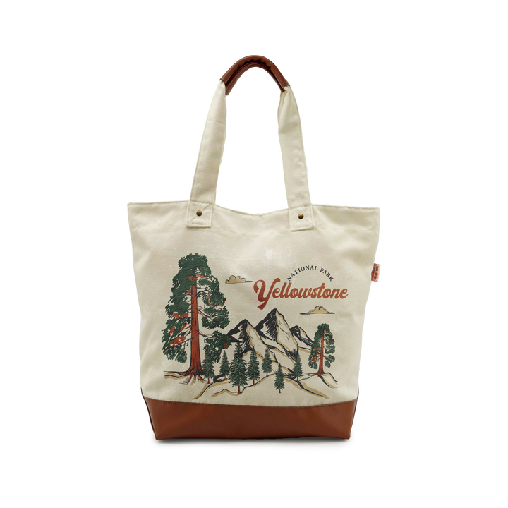 YELLOWSTONE SCENIC Canvas TOTE BAG