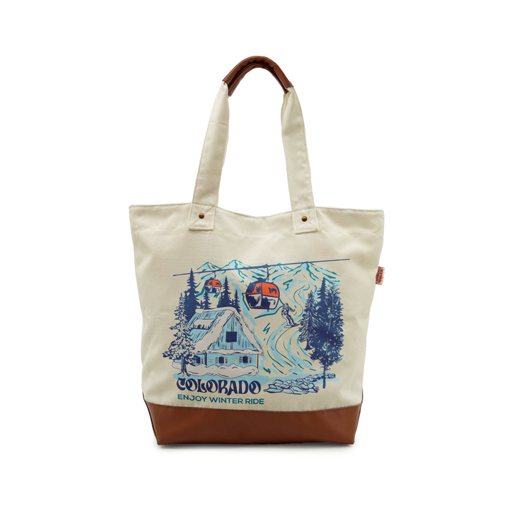 Colorado Alpine Commute Canvas Tote BAG