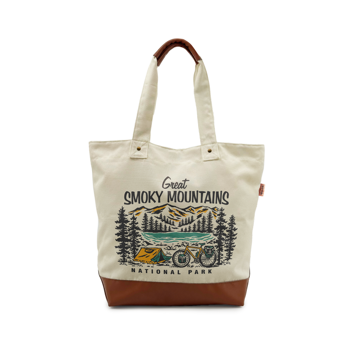SMOKY MOUNTAINS SCENIC Canvas TOTE BAG