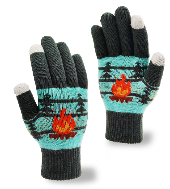 Roaming Pines Knit Gloves