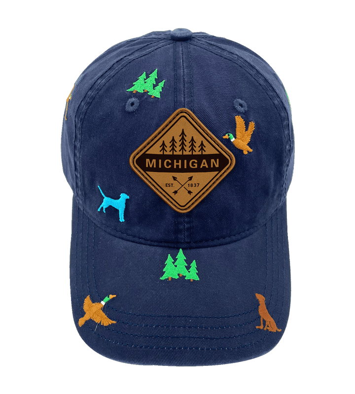 Michigan Hunting Adventure Baseball Cap