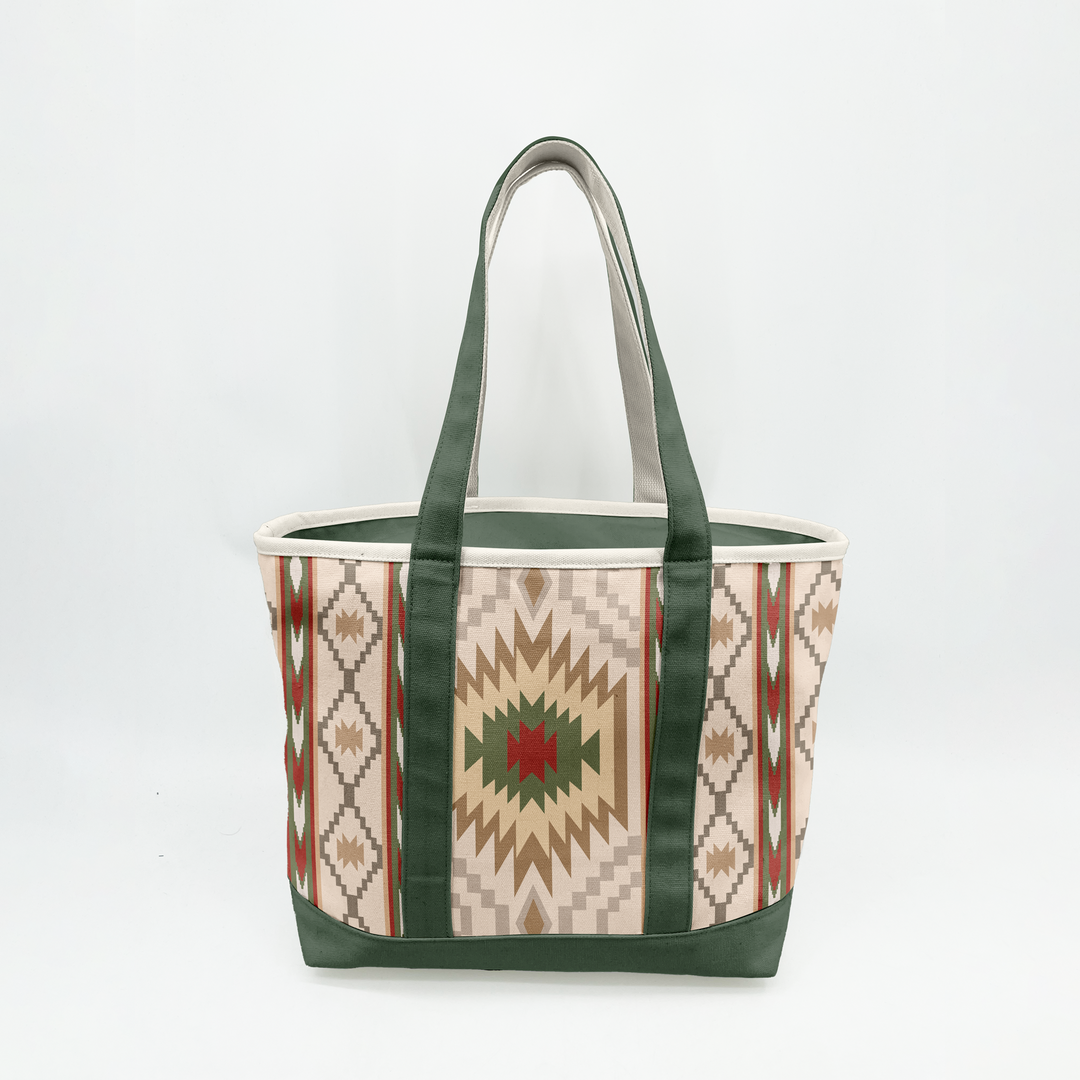 Southwest Desert Pattern Canvas Tote Bag ¨C Adventure Style Carryall