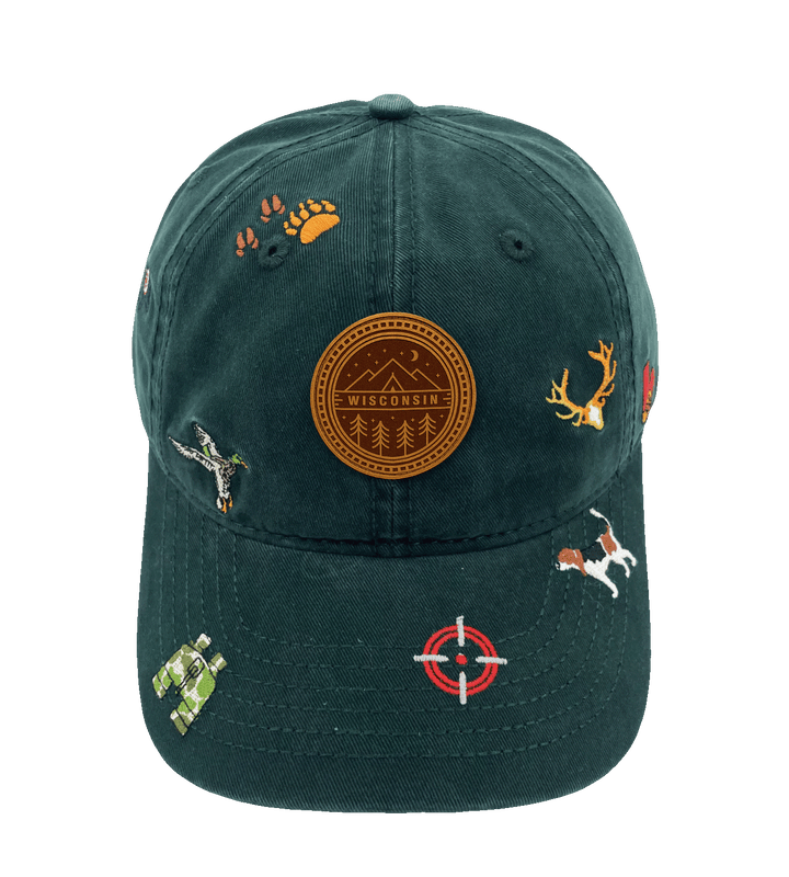 Wisconsin Hunting Adventure Baseball Cap