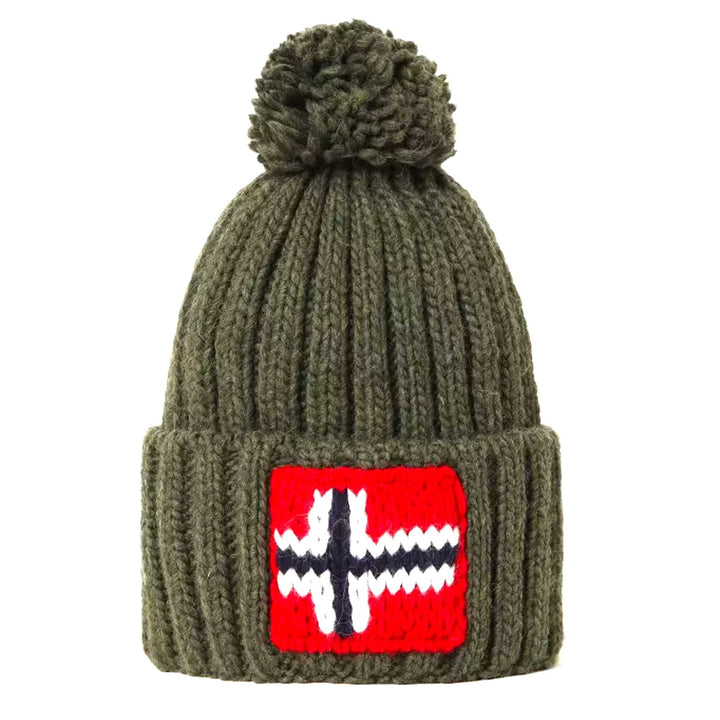 Acadia National Park Beanie Hat with Puffin Pom Pom Winter Knit Cap Outdoor Hiking Hat